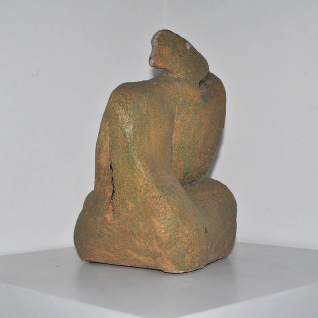 Mid 20th Century Studio Ceramic Abstract Figure Sculpture For Sale - Image 4 of 12