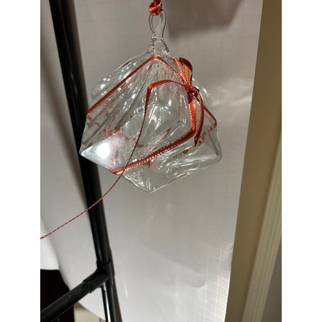 Late 20th Century Late 20th Century Steuben Christmas Tree Ornaments - Set of 12 For Sale - Image 5 of 14