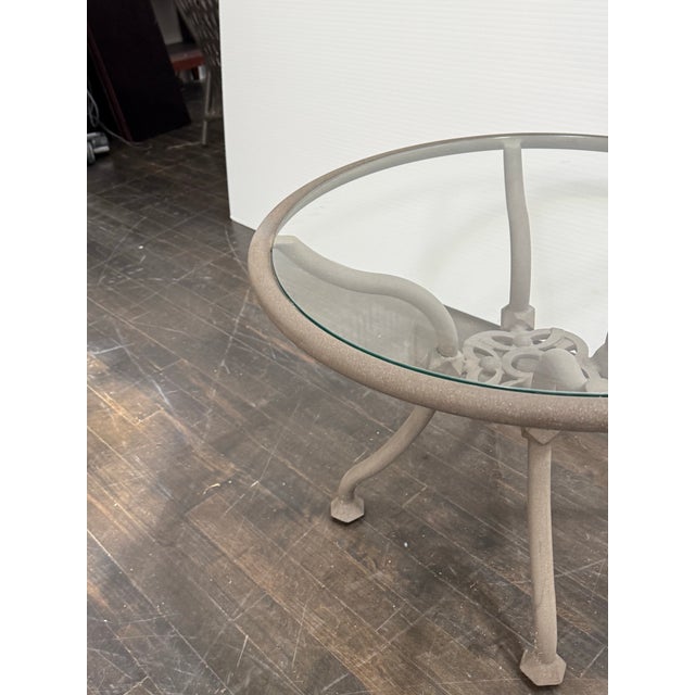 2010s Terra Furniture Renaissance Outdoor Side Table For Sale - Image 5 of 12