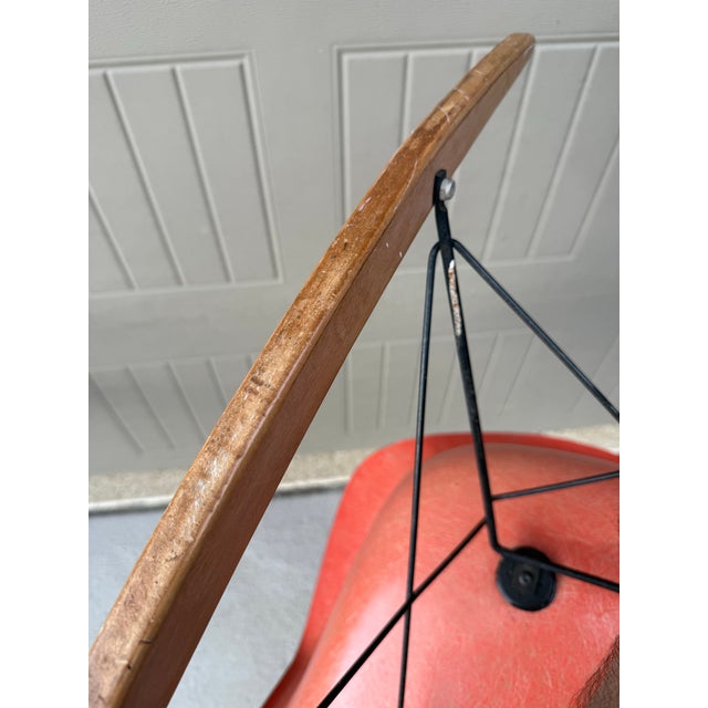 Metal Rare Early Eames Rocker for Herman Miller For Sale - Image 7 of 11