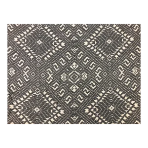 Kravet Penang Indigo Coal Indoor Outdoor Gray Water & Stain Resistant Tribal Upholstery Drapery Fabric