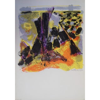 Maurice-Elie Sarthou, Récifs noirs Cap d'Agde, Lithograph For Sale
