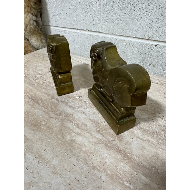 Art Deco Art Deco Bronze Pekinese Bookends For Sale - Image 3 of 8