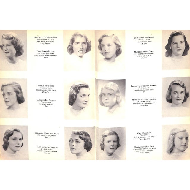 Paper The Farmington Year Book Miss Porter's School 1950 For Sale - Image 7 of 12