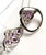 Amethyst & Black Sapphire Statement Necklace and Ring Set in Sterling Silver | Italian Roma Chain | Art Deco–Inspired Elegance For Sale In New York - Image 6 of 10