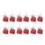 2020s Glittered Glass Santa Letter Ornament (Set of 12) For Sale - Image 5 of 5
