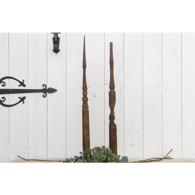 Set of Two, Antique Fishing Float Poles For Sale - Image 10 of 11