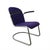 Purple Upholstery & Black Armrests 413 Chair by W. H. Gispen for Gispen Culemborg, 1950s For Sale - Image 15 of 15