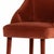 Figueroa Bar Stool in Crimson Red Velvet from Insidherland For Sale - Image 6 of 8