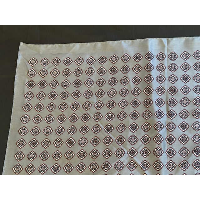 Laura Ashley Designer Silk Scarf For Sale - Image 4 of 11