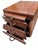1990s Thomasville Leather Wrapped Rattan Side End Table Trunk East Indies W/ Storage For Sale - Image 10 of 12