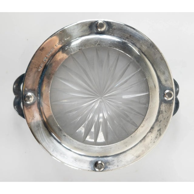 Silver American Meriden Britannia Co. Silverplate Wine Coaster For Sale - Image 8 of 11