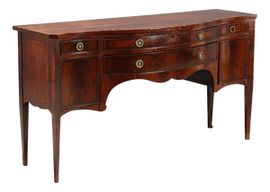 Vintage Mahogany Feather Sideboard
