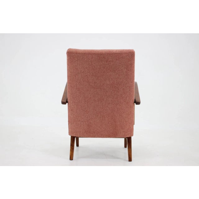 Beech Armchair by Jaroslav Smidek for Ton, Czechoslovakia, 1960s For Sale - Image 4 of 9