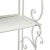 Metal Tyrique 4 Tier Shelf Unit - Antique White For Sale - Image 7 of 11