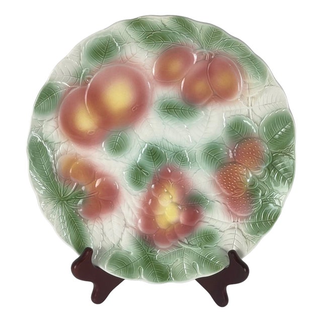 Fruit-Glazed Earthenware Dish from KG Lunéville, 1960/70 For Sale