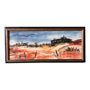 Rudi Röth (1912-1991), "Coastal Dunes" – Signed Original Watercolor