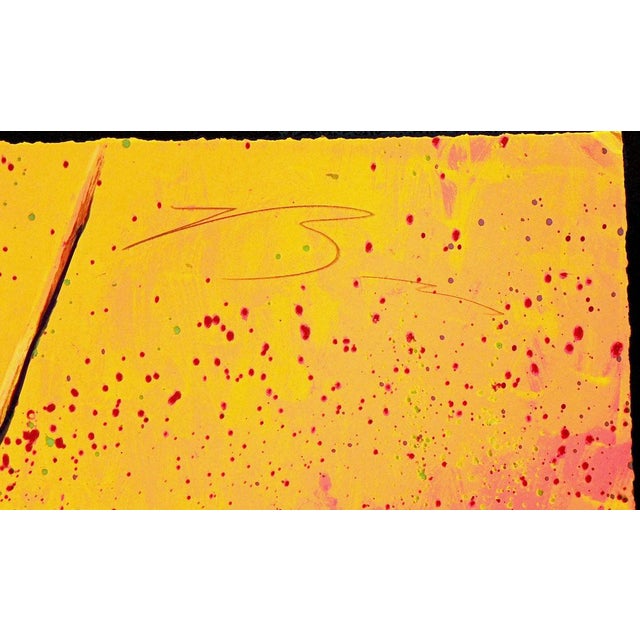 Yellow Earl Biss "The End of the Trail" Serigraph on Paper Hand Signed Unframed Art For Sale - Image 8 of 8