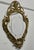 Brass Filigree Mirror with Etched Glass Pattern, 1960 For Sale - Image 3 of 9