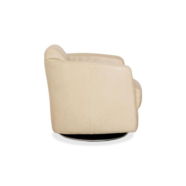 Sam Armchairs in Cream Leather from Ewald Schillig, Set of 2 For Sale - Image 9 of 13