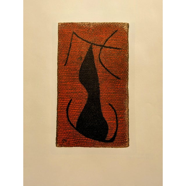 Joan Miro - Women, Plate V 1965, signed in the flat Print printed in lithography, reproducing a painting by Joan Miro,...