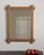 Wood 1970-1979 France Weathered Honey Oak Carved Oak Window-Pane Mirror For Sale - Image 7 of 7