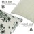 Fabdivine Block Print Pillow Cover 14x20 Inch Viscose Linen-Sadabahar For Sale - Image 4 of 5