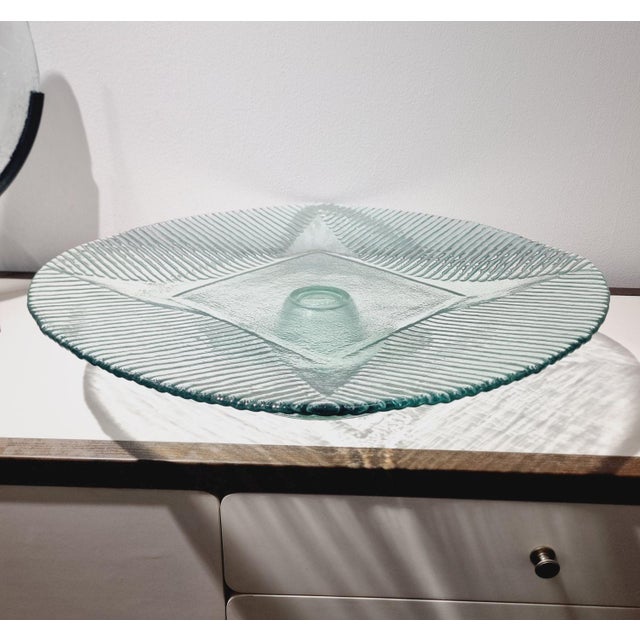 Large Mid-Century Art Glass Serving Bowl, 1970s For Sale - Image 9 of 13