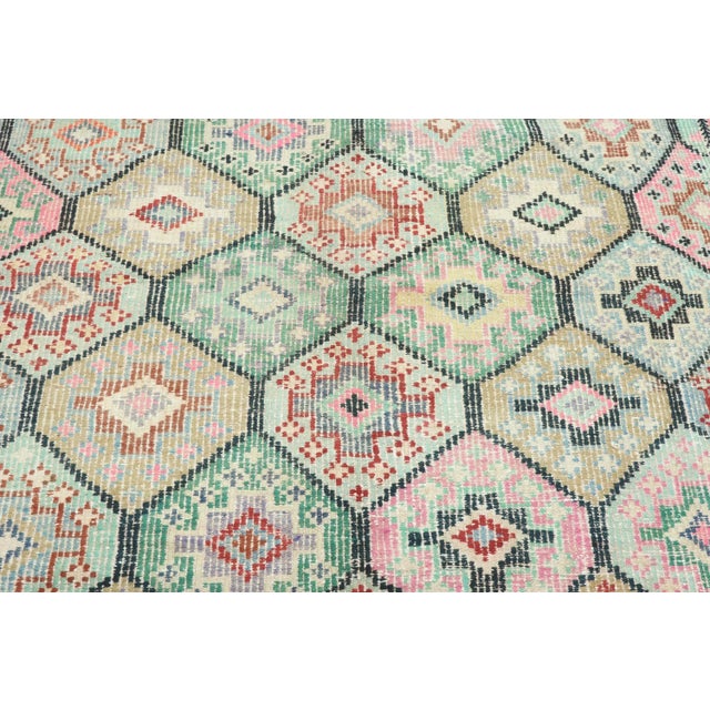 Textile Vintage Oriental Ghordes Kilim Flat Weave Rug For Sale - Image 7 of 13