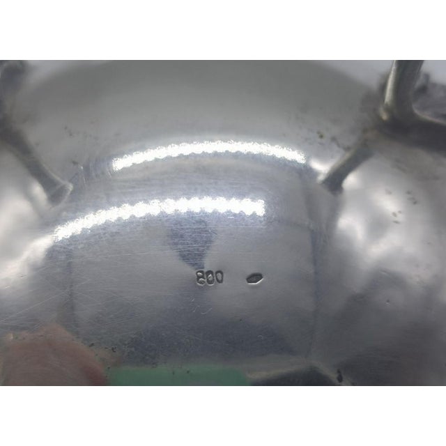 Antique Silver Sugar Bowl with Griffin Heads, 1900s For Sale - Image 7 of 10