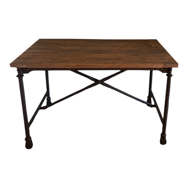 Flatiron Desk or Dining Table For Sale