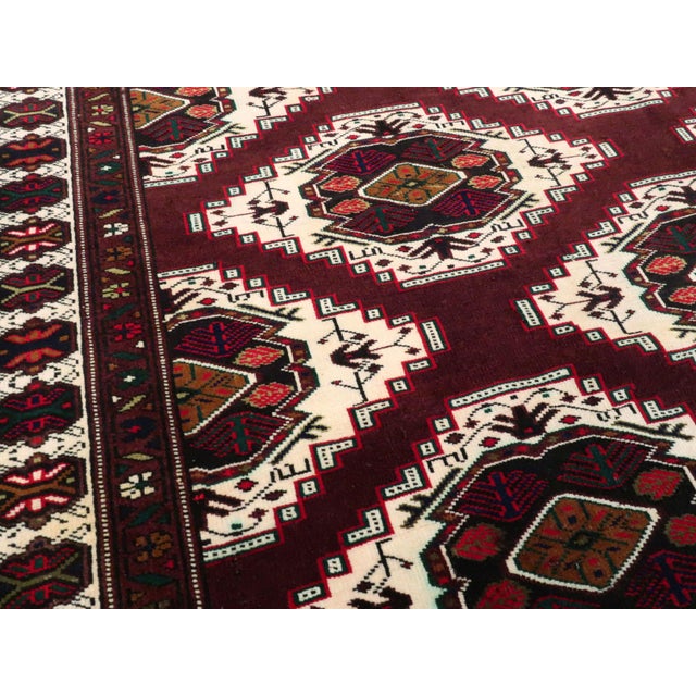 Mid 20th Century Galerie Shabab Collection Mid-20th Century Central Asian Turkoman Carpet For Sale - Image 5 of 10