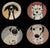 Sally Muir Dog-a-Day Dessert Plate Set of 4 For Sale In Atlanta - Image 6 of 7