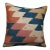Pastel Tribal Kilim Pillow Cover – 16x16 Vintage Handwoven Textile For Sale