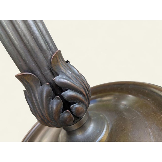 Mid-Century Modern Vintage Table Lamp with Pink Fringe Shade, 1960s For Sale - Image 3 of 9