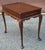 Wood Vintage Virginia Galleries by Henkel Harris Queen Anne Style Mahogany Silver Table For Sale - Image 7 of 12