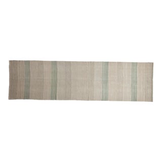 Distressed Turkish Kilim Rug Runner - 2'6" x 9' For Sale