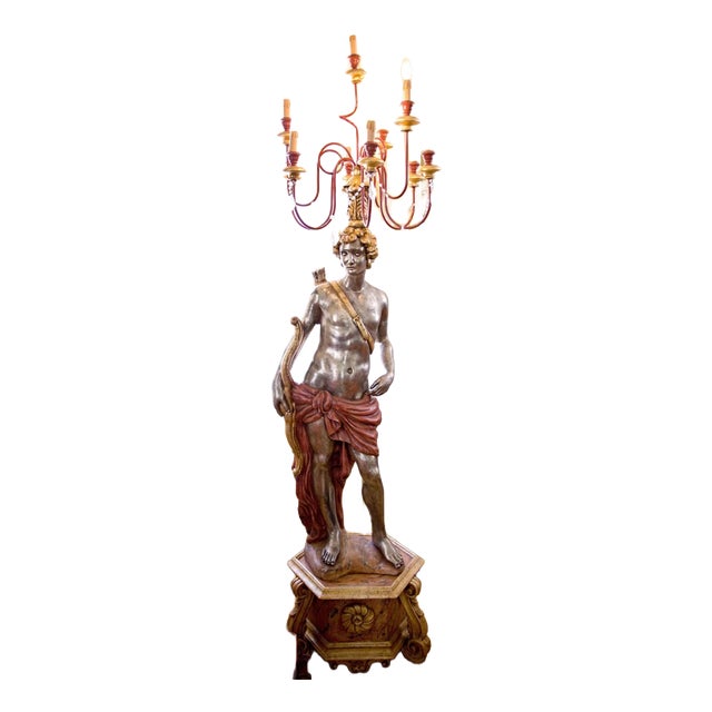 Large Antique Moorish Venetian Lamp For Sale