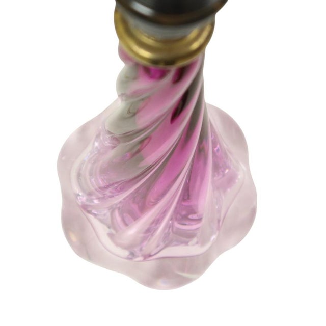 Purple Crystal Table Lamp from Val Saint Lambert, 1960s For Sale - Image 13 of 15