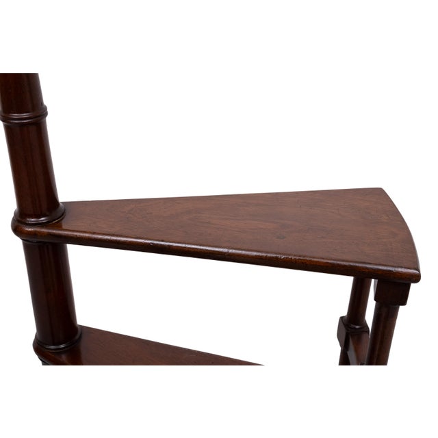 Arthur Brett and Sons Mahogany Library Steps from H. Pander & ZN, England, 1930s For Sale - Image 10 of 12