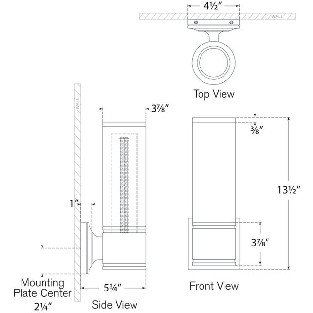Chapman & Myers for Visual Comfort Signature Halford 14" Bath Sconce in Antique-Burnished Brass with White Glass For Sale In Houston - Image 6 of 7