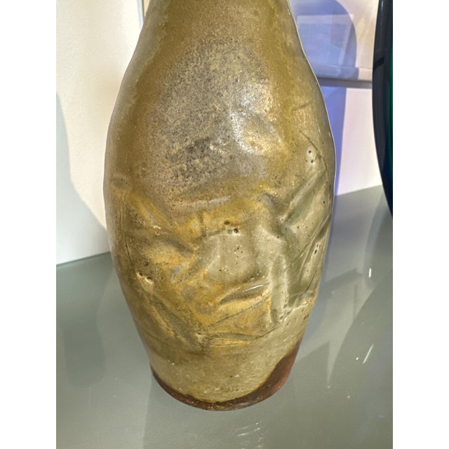 Enameled Stoneware Vase by Justin Dutel from Atelier De La Borne, 1970s, in Flawless conditions. Designed 1970 to 1979...