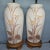 Vintage Floral Hand Decorated Ming Style Asian Oriental Vase Urn Table Lamps - a Pair For Sale In Naples, FL - Image 6 of 12