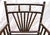 Mid-Century Modern 1950s Burnt Bamboo Cane Seat Dining Chairs- Set of 4 For Sale - Image 3 of 18