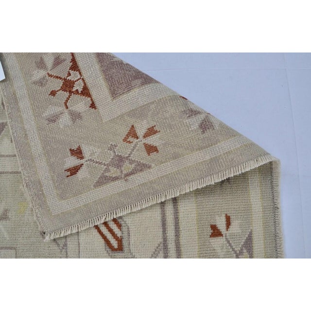 Vintage Anatolian Geometric Rug For Sale - Image 10 of 10
