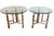 1970's Attributed McGuire Furniture Leather Wrapped Bamboo Accent Tables - A Pair For Sale - Image 11 of 12