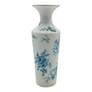 Vintage Jaeger J&c Bavaria Hand Painted Porcelain Vase For Sale