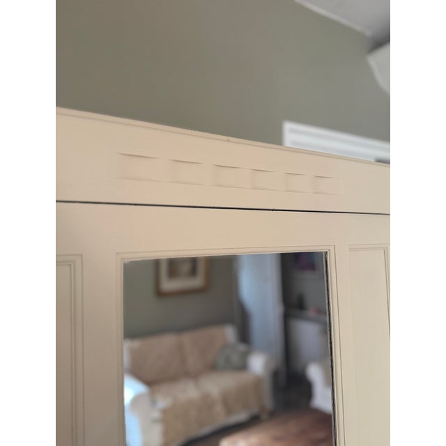 Vintage Parisian Wardrobe and Mirror, 1940s For Sale - Image 6 of 18