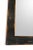 Vintage Distressed Black Wood Mirror For Sale - Image 4 of 5