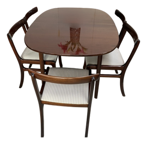 Rungstedlund Dining Table and Chairs by Ole Wanscher for P. Jeppesen, Denmark, 1970s, Set of 8